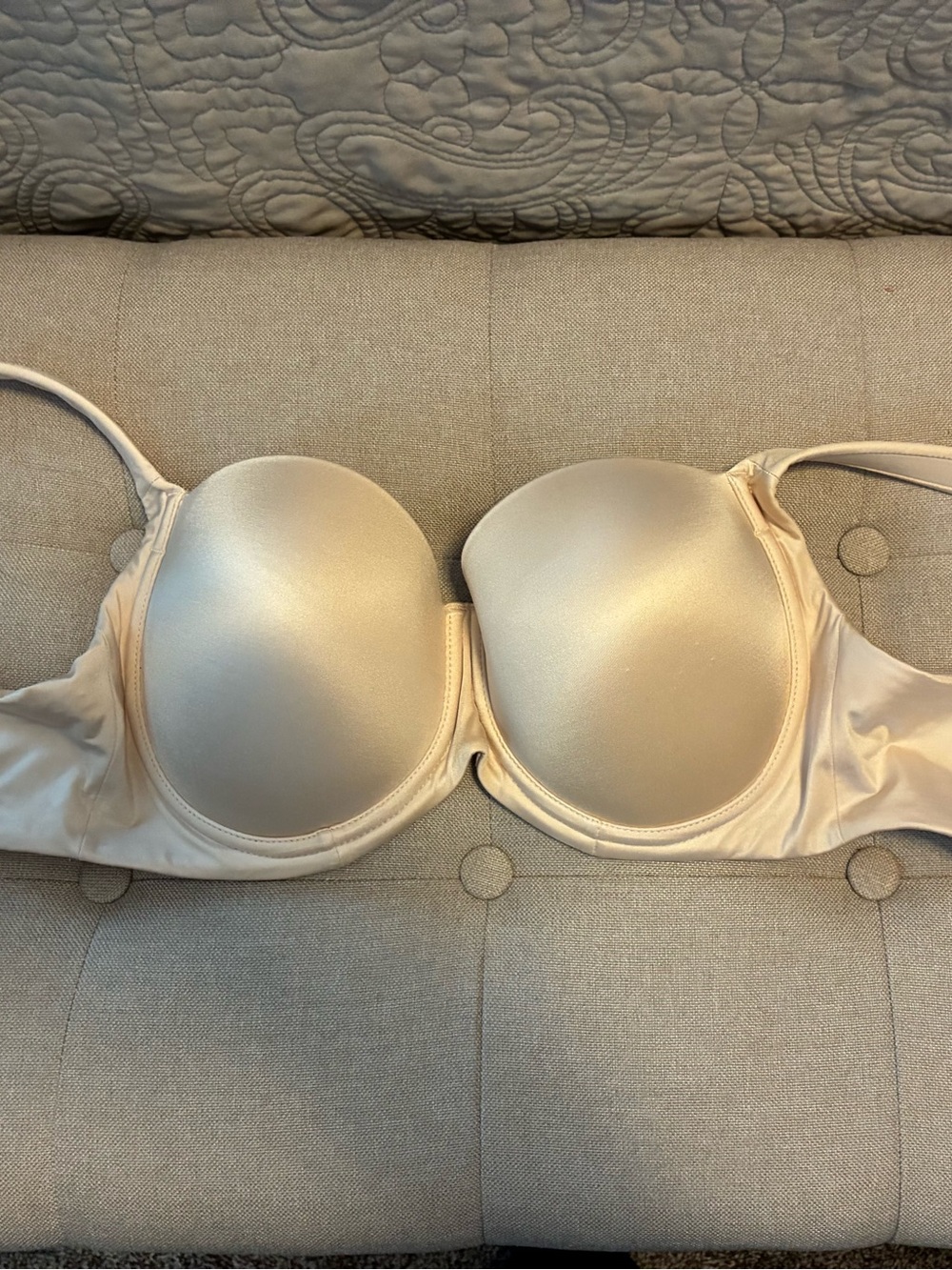 Soma Smooth Nude T-Shirt Bra - Padded Underwire Support